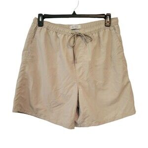 Urban Outfitters Men's Beige Swim Trunks Size Large